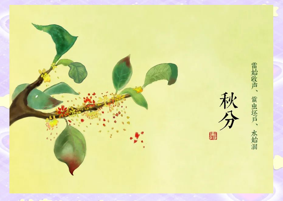 秋分：阴阳相半，顺时养生